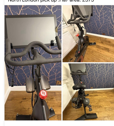 Peloton upright exercise bike - upright,