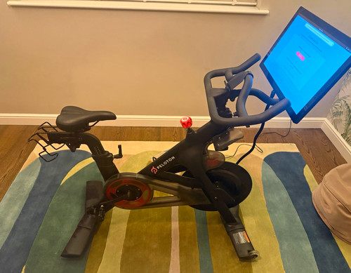 Peloton upright exercise bike - peloton,