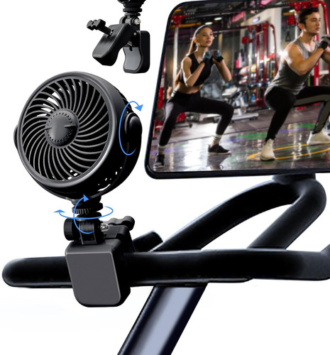 Rechargeable peloton bike fan - peloton,
