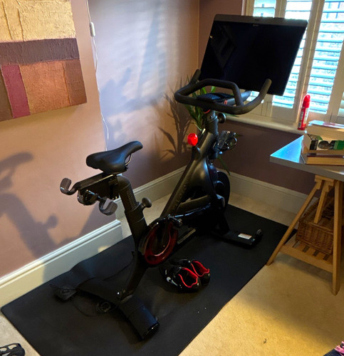 Peloton bike upright - peloton, exercise